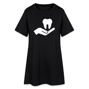 Dentist, Dentist, Dental Practice - Women’s T-Shirt Dress - black - Front