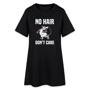 Des rats – pas de poils, pas de problème – sans poils - Robe T-shirt Femme - noir - Devant