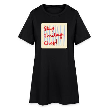 Vendredi, week-ends non ouvrables - Robe T-shirt Femme - noir - Devant