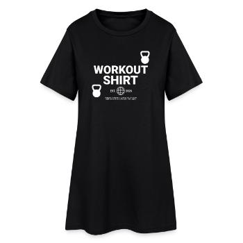 Chemise d’entraînement - Robe T-shirt Femme - noir - Devant