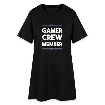 Gamer Crew - Women’s T-Shirt Dress - black - Front