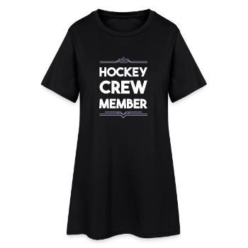 Hockey Crew - Robe T-shirt Femme - noir - Devant