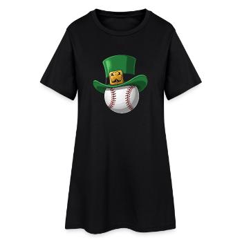 Chapeau de baseball Irish Luck pour la Saint-Patrick - Robe T-shirt Femme - noir - Devant