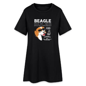 Beagle Dad - Women’s T-Shirt Dress - black - Front