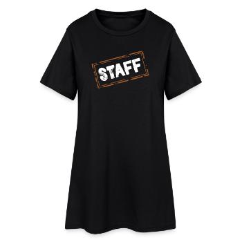 Personnel - Robe T-shirt Femme - noir - Devant