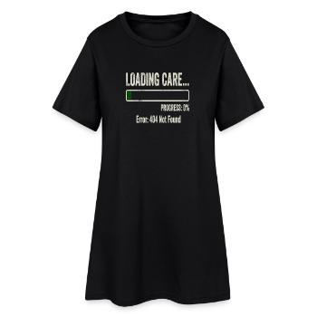 Graphique de la barre de chargement du Grunge 404 - Robe T-shirt Femme - noir - Devant