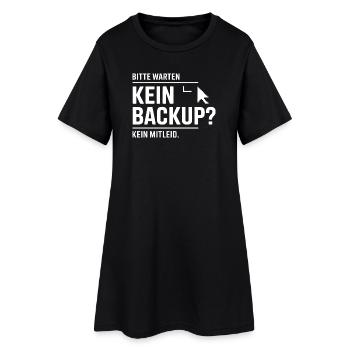 No Backup? No Mercy - Women’s T-Shirt Dress - black - Front