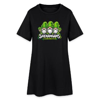 Shenanigans Coordinator Garden Gnome - Women’s T-Shirt Dress - black - Front
