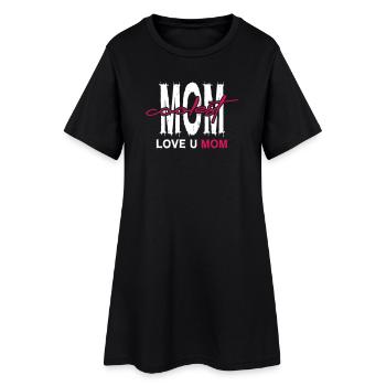 Mom_Coolest_Love_You_Mom - Women’s T-Shirt Dress - black - Front