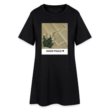 Paix intérieure - Robe T-shirt Femme - noir - Devant