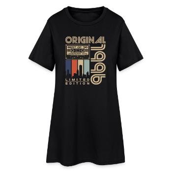 Original 1996 Vintage Vintage Rétro Anniversaire - Robe T-shirt Femme - noir - Devant