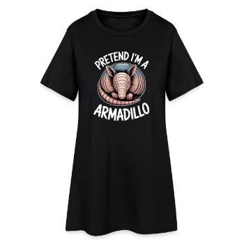 Armadillos Expressions Drôles Cadeau d’Armadillos - Robe T-shirt Femme - noir - Devant