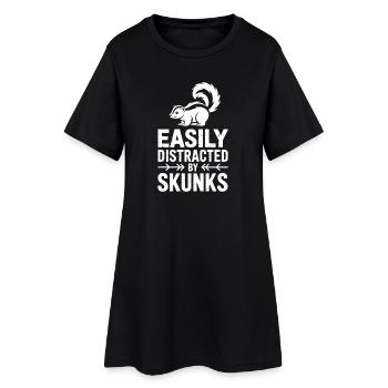 Dictons de moufettes Drôle de cadeau de mouffettes - Robe T-shirt Femme - noir - Devant
