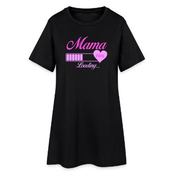 Mama 2026 Chargement - Robe T-shirt Femme - noir - Devant