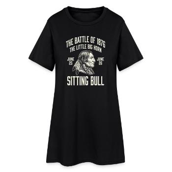 Sitting Bull 1876 Bataille TShirt - Robe T-shirt Femme - noir - Devant