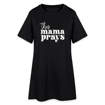 Selbstliebe-Club - Frauen T-Shirt-Kleid - Schwarz - Vorne
