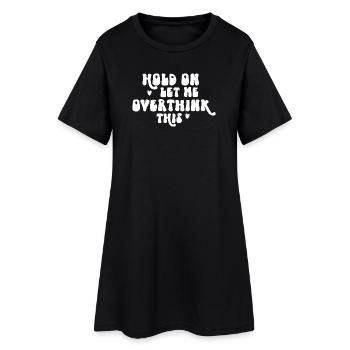 hors du pouvoir - Robe T-shirt Femme - noir - Devant