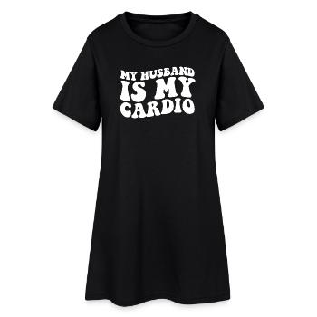 parfaitement imparfait - Robe T-shirt Femme - noir - Devant