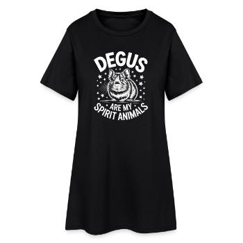 Paroles Degu : Don commun de blague Degu - Robe T-shirt Femme - noir - Devant
