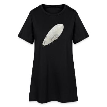 Zeppelin allemand – icône de l’histoire de l’aviation - Robe T-shirt Femme - noir - Devant