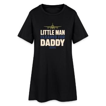 Bienvenue à la maison, Papa Retour militaire - Robe T-shirt Femme - noir - Devant