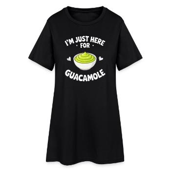 Guacamole Avocado Guac Dip Geschenk - Frauen T-Shirt-Kleid - Schwarz - Vorne