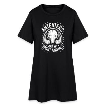 Dictons des fourmiliers Drôle de cadeau de fourmilier - Robe T-shirt Femme - noir - Devant