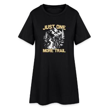 Un sentier de plus Vélo VTT Descente - Robe T-shirt Femme - noir - Devant
