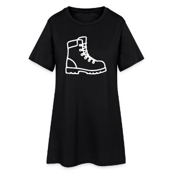 Chaussures de randonnée cadeau randonnée alpiniste - Robe T-shirt Femme - noir - Devant