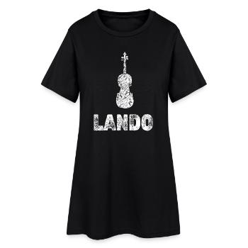 Cadeau pour Lando - Robe T-shirt Femme - noir - Devant