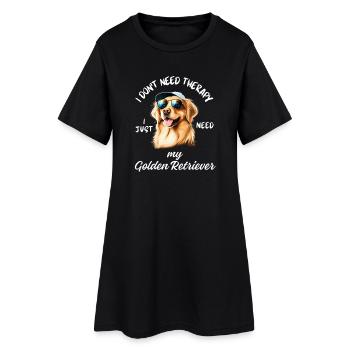 Thérapie canine australienne - Robe T-shirt Femme - noir - Devant