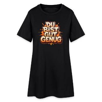 TU ES ASSEZ BON - Robe T-shirt Femme - noir - Devant