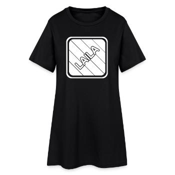 Laila - Women’s T-Shirt Dress - black - Front