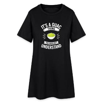 Cadeaux de trempette de guacamole - Robe T-shirt Femme - noir - Devant