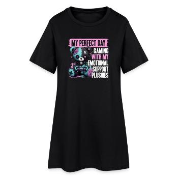 Pastel Goth Soft Goth Gaming Gamer - Robe T-shirt Femme - noir - Devant