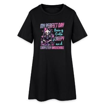 Pastel Goth Soft Goth Gaming Gamer - Robe T-shirt Femme - noir - Devant