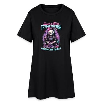 Pastel Goth Soft Goth Gaming Gamer - Robe T-shirt Femme - noir - Devant
