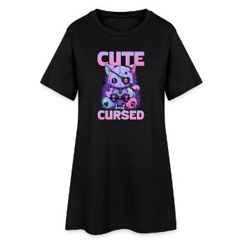 Pastel Goth Soft Goth Gaming Gamer - Robe T-shirt Femme - noir - Devant