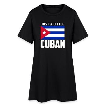 Juste un peu de drapeau cubain, de la fierté cubaine - Robe T-shirt Femme - noir - Devant