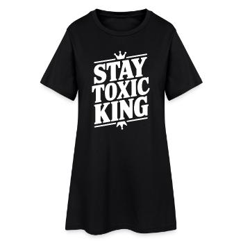 Reste le roi toxique - Robe T-shirt Femme - noir - Devant