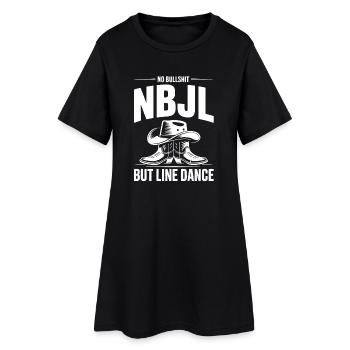 NBJL – Pas de conneries, juste la danse en ligne - Robe T-shirt Femme - noir - Devant