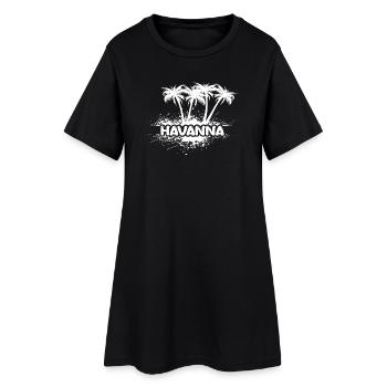 Havana - Women’s T-Shirt Dress - black - Front