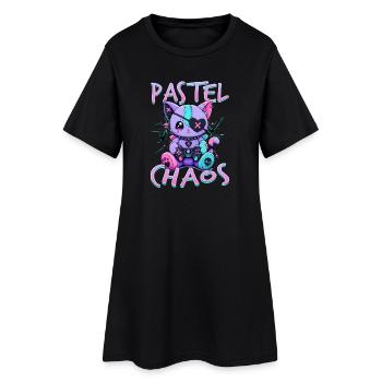 Pastel Goth Soft Goth Gaming Gamer - Robe T-shirt Femme - noir - Devant