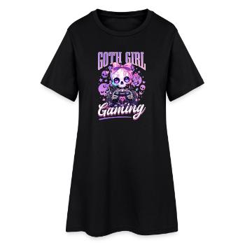 Pastel Goth Soft Goth Gaming Gamer - Robe T-shirt Femme - noir - Devant