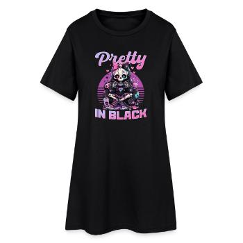 Pastel Goth Soft Goth Gaming Gamer - Robe T-shirt Femme - noir - Devant