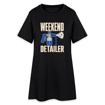 Detaileur de garage Detailing de voitures Detailer de voitures - Robe T-shirt Femme - noir - Devant