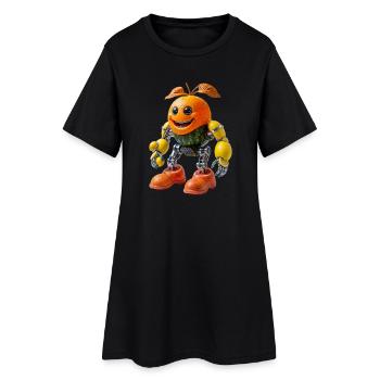 Juicy Orange Bot - Robe T-shirt Femme - noir - Devant