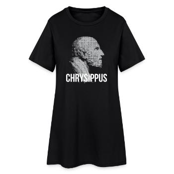 Chrysippus Bust Silhouette - Women’s T-Shirt Dress - black - Front