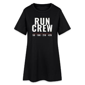 Équipe de course Running Marathon Team Run - Robe T-shirt Femme - noir - Devant