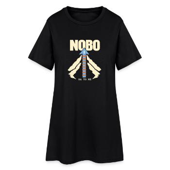 Parcours de progression de l’itinéraire NOBO Appalachian Trail GA à ME - Robe T-shirt Femme - noir - Devant